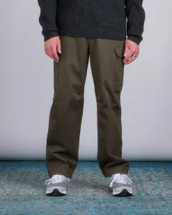 Sale Reigning Champ Woven Cotton Keeper Cargo Pant Dark Olive