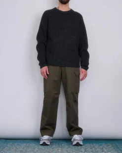 Sale Reigning Champ Woven Cotton Keeper Cargo Pant Dark Olive