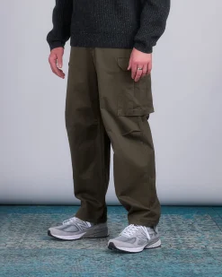 Sale Reigning Champ Woven Cotton Keeper Cargo Pant Dark Olive