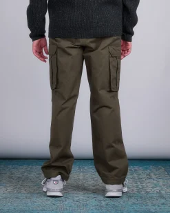 Sale Reigning Champ Woven Cotton Keeper Cargo Pant Dark Olive