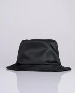 New Reigning Champ Woven Nylon Twill Bucket Hat Black