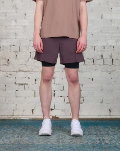 Clearance Reigning Champ Woven Running Short Oxodized Plum