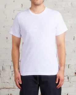 New Reigning Champ 1x1 Slub Knit T-Shirt White