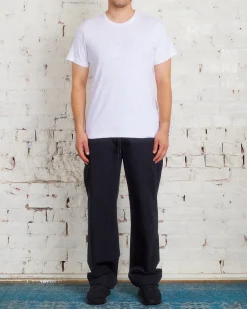 New Reigning Champ 1x1 Slub Knit T-Shirt White