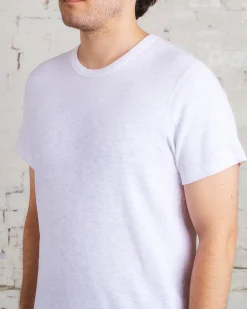 New Reigning Champ 1x1 Slub Knit T-Shirt White