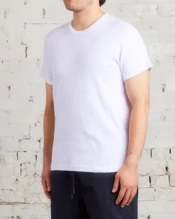 New Reigning Champ 1x1 Slub Knit T-Shirt White