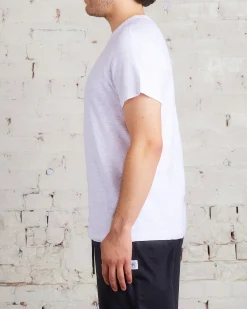 New Reigning Champ 1x1 Slub Knit T-Shirt White