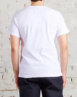 New Reigning Champ 1x1 Slub Knit T-Shirt White