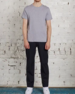 Outlet Reigning Champ 1x1 Slub Knit T-Shirt Heather Grey