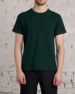 Clearance Reigning Champ 1x1 Slub T-Shirt British Racing Green