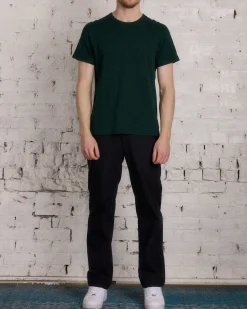 Clearance Reigning Champ 1x1 Slub T-Shirt British Racing Green