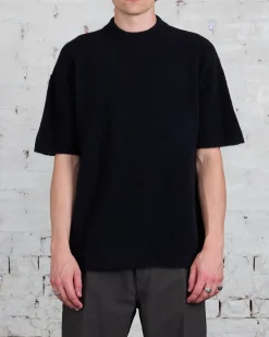 Discount Rick Owens Alpaca Tommy Kit Sweater Black