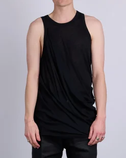 Sale Rick Owens Anthem Tank Unstable Cotton Black