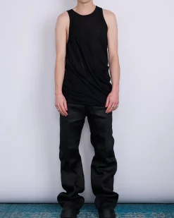 Sale Rick Owens Anthem Tank Unstable Cotton Black