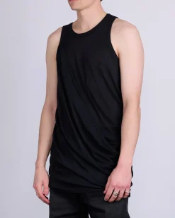 Sale Rick Owens Anthem Tank Unstable Cotton Black