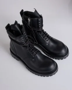 Best Rick Owens Army Low Goodyear Grappone Boot Black