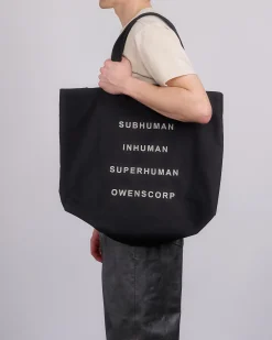 New Rick Owens Beach Tote Bag Inhuman Black Pearl