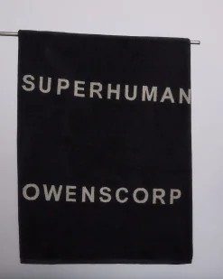 Hot Rick Owens Beach Towel Inhuman Black Pearl