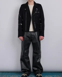 Online Rick Owens Bonotto Bauhaus Stooges Jacket Terrain Cotton Black