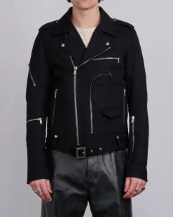 Online Rick Owens Bonotto Bauhaus Stooges Jacket Terrain Cotton Black