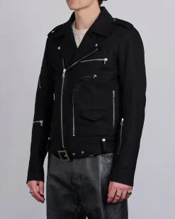 Online Rick Owens Bonotto Bauhaus Stooges Jacket Terrain Cotton Black