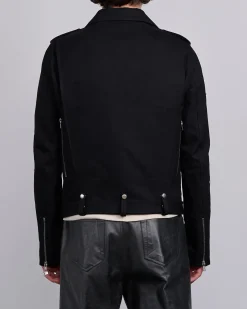 Online Rick Owens Bonotto Bauhaus Stooges Jacket Terrain Cotton Black