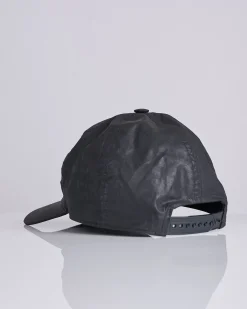 Best DRKSHDW Rick Owens Baseball Cap Foil Poplin Black Pearl