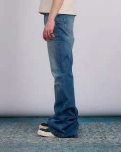 Best DRKSHDW Rick Owens Bolan Btcut Jn Strtch Dnm Wshd Indigo