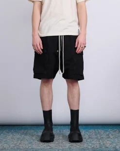 Outlet DRKSHDW Rick Owens Cargobela Short Cotton Cnvs Blk