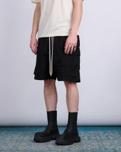 Outlet DRKSHDW Rick Owens Cargobela Short Cotton Cnvs Blk