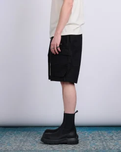 Outlet DRKSHDW Rick Owens Cargobela Short Cotton Cnvs Blk
