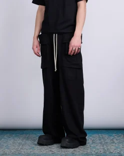 Online DRKSHDW Rick Owens Creatch Wide Jersey Cargo Pant RN Black