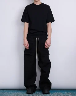 Hot DRKSHDW Rick Owens Creatch Wide Cargo Cotton Canvas Black