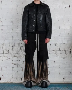Clearance DRKSHDW Rick Owens Double Cargo Jumbo Bela Pant Sun Denim