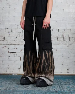 Clearance DRKSHDW Rick Owens Double Cargo Jumbo Bela Pant Sun Denim