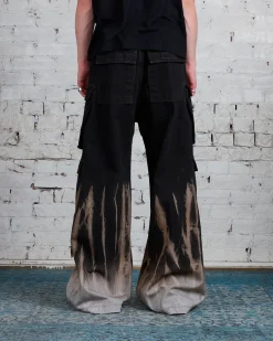 Clearance DRKSHDW Rick Owens Double Cargo Jumbo Bela Pant Sun Denim