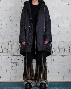 Best DRKSHDW Rick Owens Fishtail Parka Recycled Nylon Black