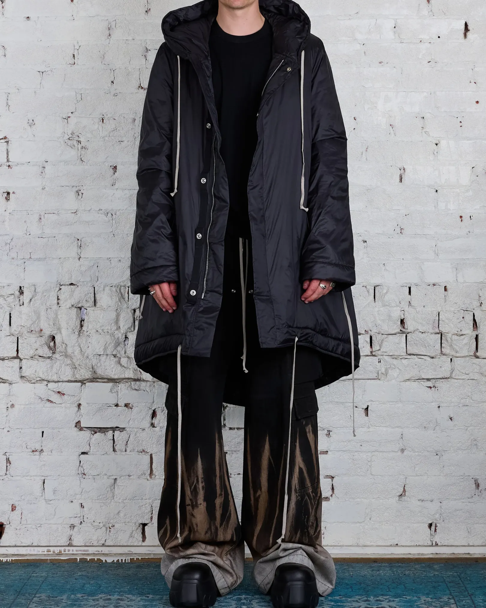 Best DRKSHDW Rick Owens Fishtail Parka Recycled Nylon Black