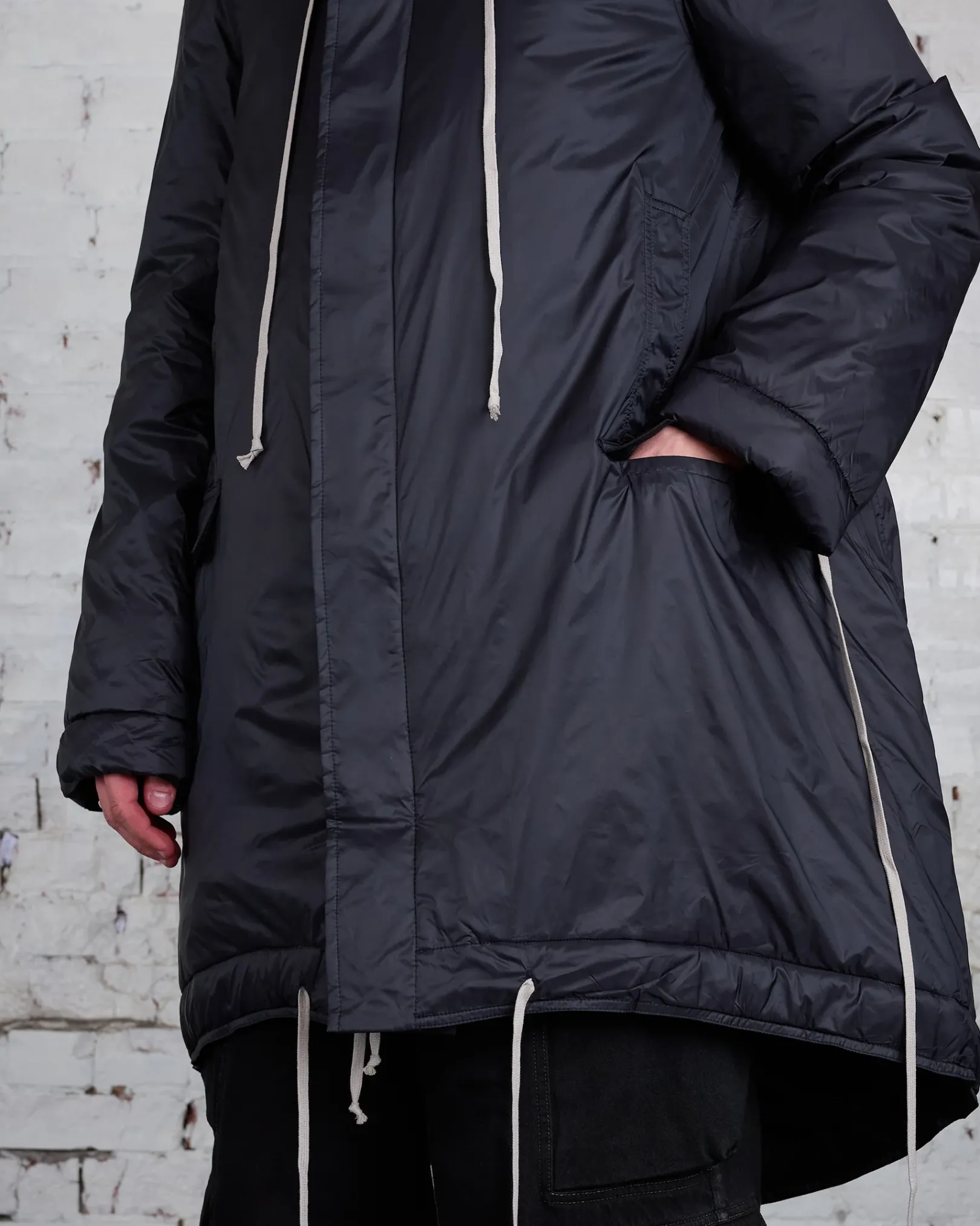 Best DRKSHDW Rick Owens Fishtail Parka Recycled Nylon Black