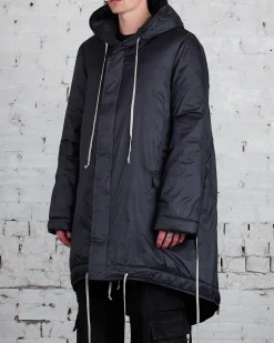 Best DRKSHDW Rick Owens Fishtail Parka Recycled Nylon Black