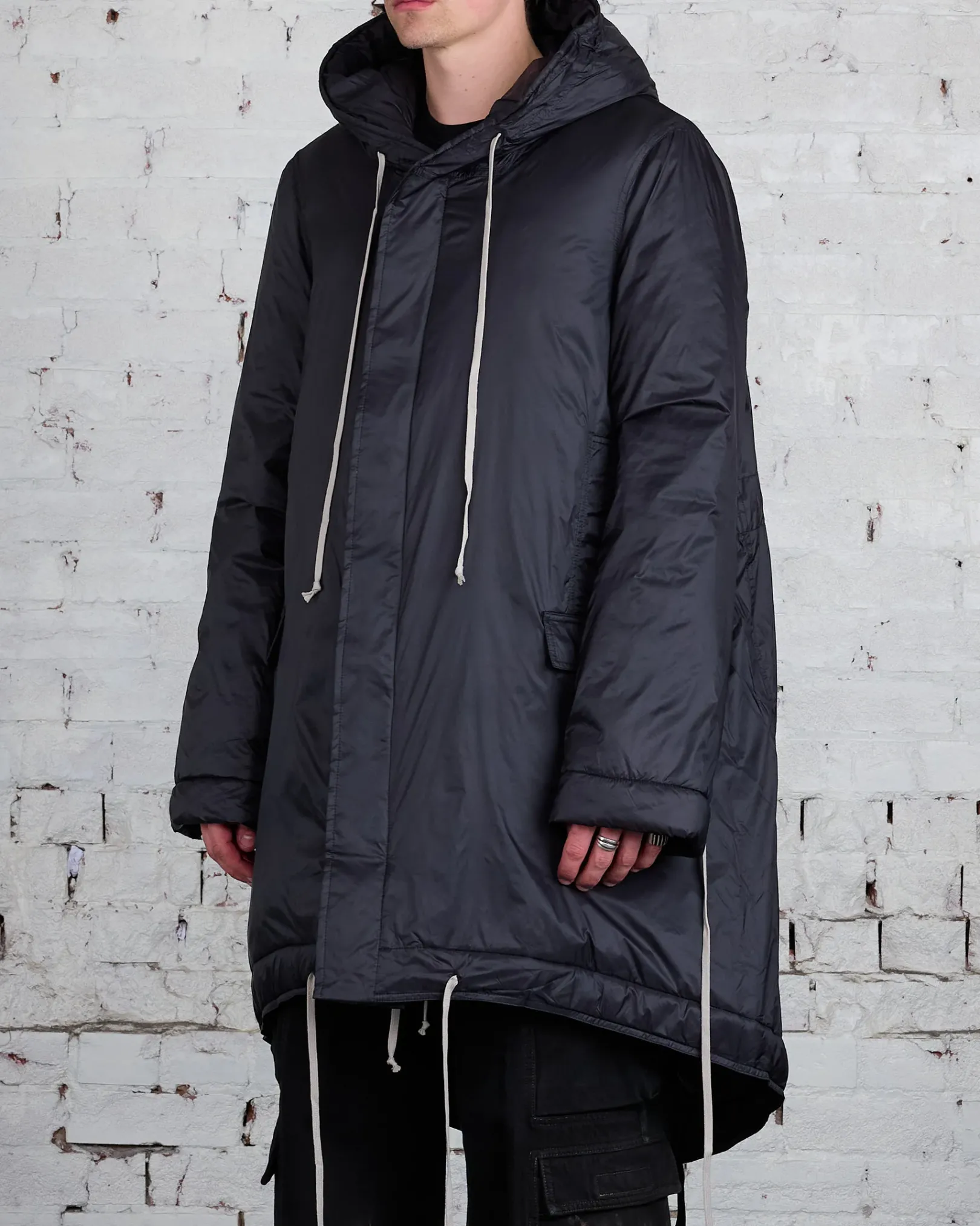 Best DRKSHDW Rick Owens Fishtail Parka Recycled Nylon Black