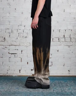 New DRKSHDW Rick Owens Geth Jean 13oz Sun Denim Black