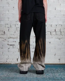 New DRKSHDW Rick Owens Geth Jean 13oz Sun Denim Black