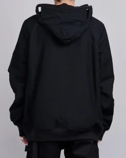 Hot DRKSHDW Rick Owens Gimp Flt Bomber Tencel Ripstop Blk