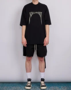 New DRKSHDW Rick Owens Jumbo T RIG Heavy Jersey Hollywood Black Pearl