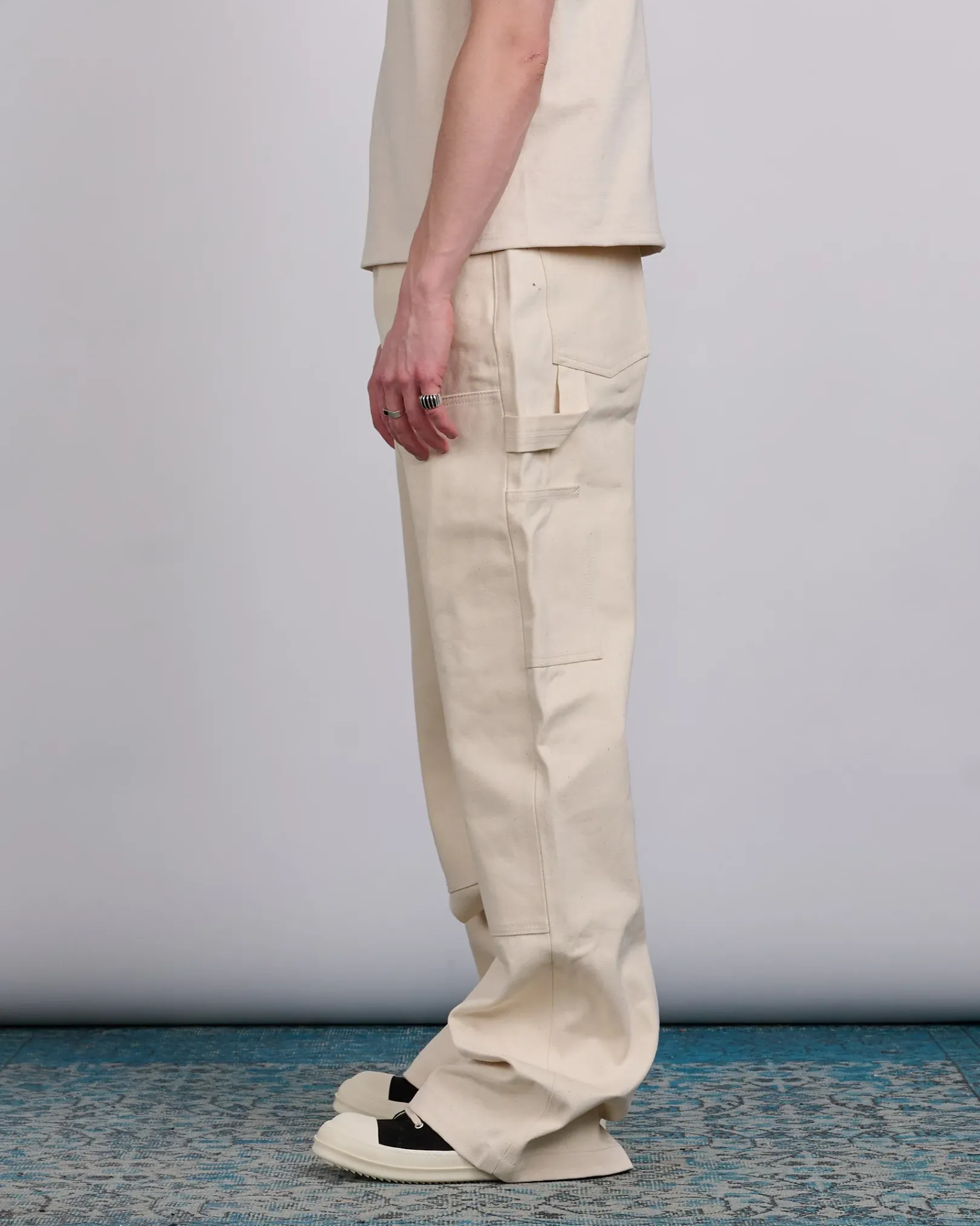 Online DRKSHDW Rick Owens MIJ Dble Knee Geth Jn 16oz Denim Ntrl