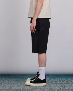 Outlet DRKSHDW Rick Owens MIJ Geth Cutoffs Short 12oz Denim Black