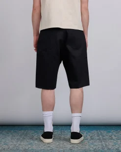 Outlet DRKSHDW Rick Owens MIJ Geth Cutoffs Short 12oz Denim Black