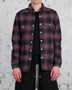 Sale DRKSHDW Rick Owens MIJ Outershirt Terra Plaid