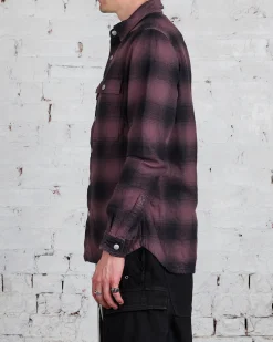 Sale DRKSHDW Rick Owens MIJ Outershirt Terra Plaid